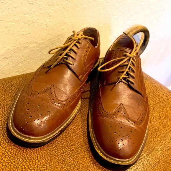 Perry Ellis Shoes Perry Ellis Mens Classic Oxford Wingtips